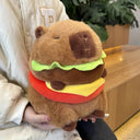 Knuffel Hamburger Capybara – Schattig Knuffeldier 1