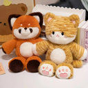 Knuffel Kat & Rode Panda – Schattig Knuffeldier 1