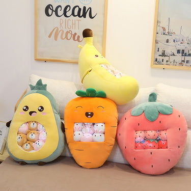 Knuffel Aardbei & Avocado – Schattig Pluche Knuffel 1