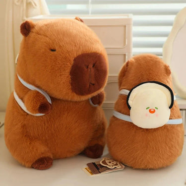 Knuffel Capibara met Rugzak – Schattig Knuffeldier 4
