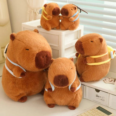 Knuffel Capibara met Rugzak – Schattig Knuffeldier 5