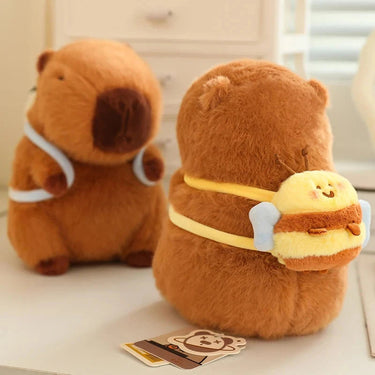 Knuffel Capibara met Rugzak – Schattig Knuffeldier 9
