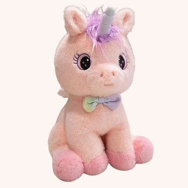 Knuffel Eenhoorn Met Strik – Knus Knuffeldier