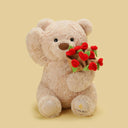 Schattige knuffel beer met bloemen – Zacht en altijd blij 8