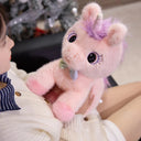 Schattige knuffel eenhoorn met strik – Zacht en magisch 5
