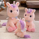 Schattige knuffel eenhoorn met strik – Zacht en magisch 7